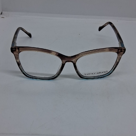 NWT Lucky Brand VLBD732 Brown/Blue Eyeglass Frames